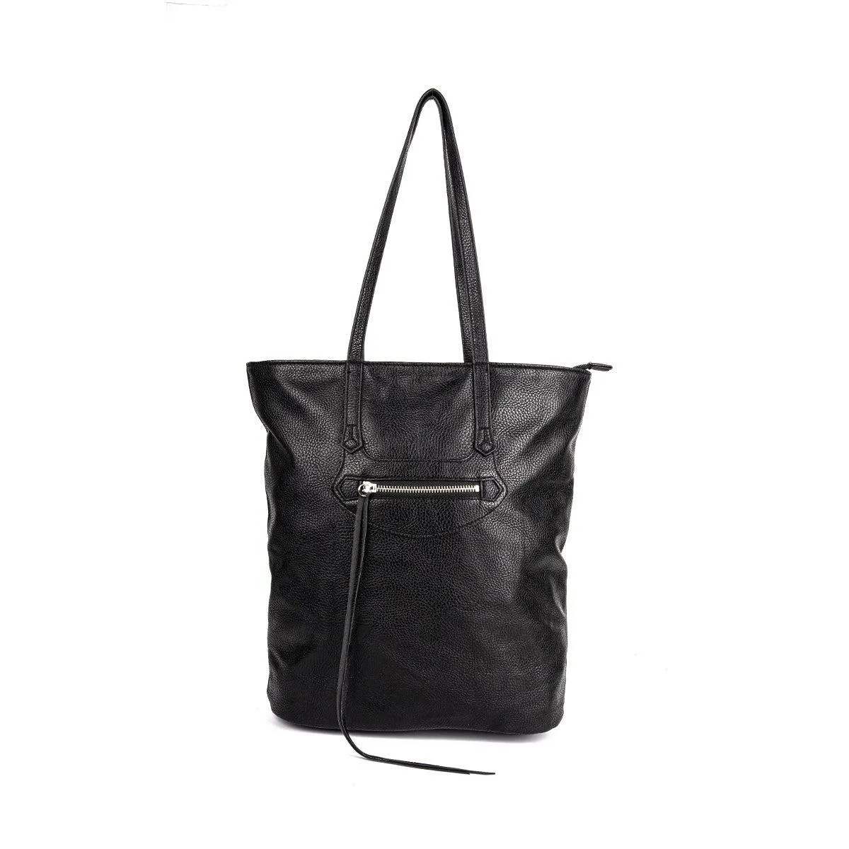 H&M Pebble Tote Bags Leather Black Colour For Women