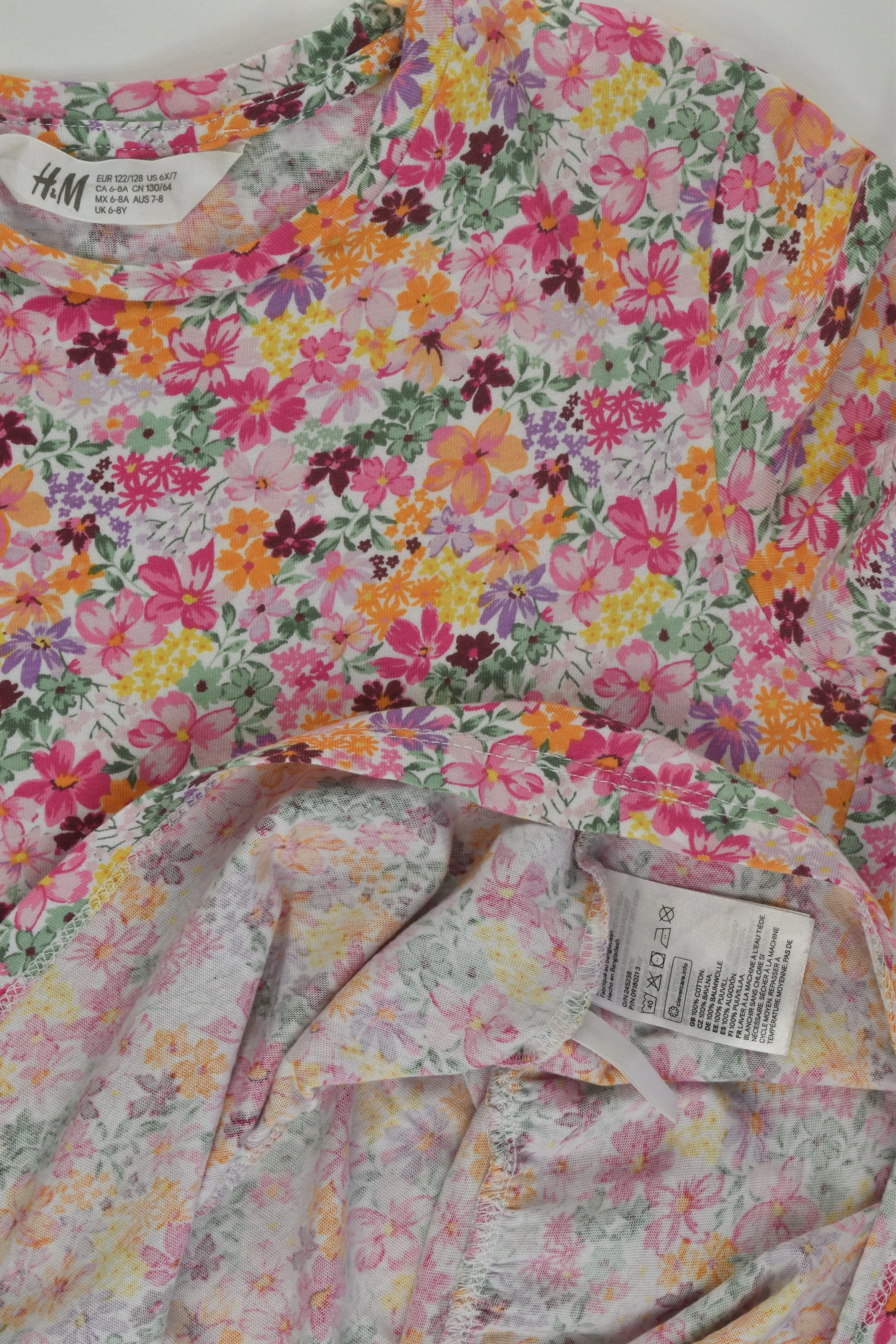 H&M Siz 7-8 Floral Dress