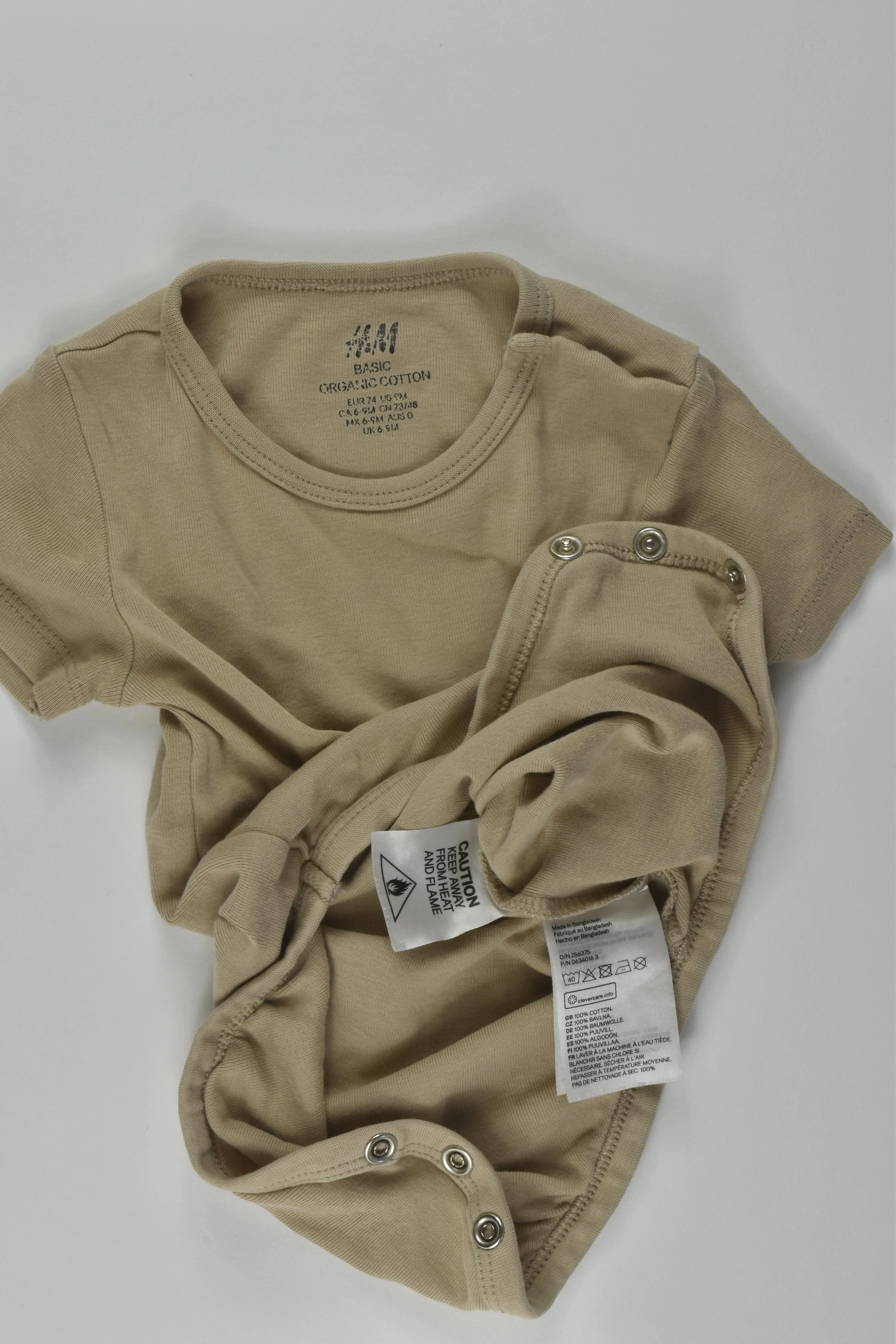 H&M Size 0 Organic Bodysuit