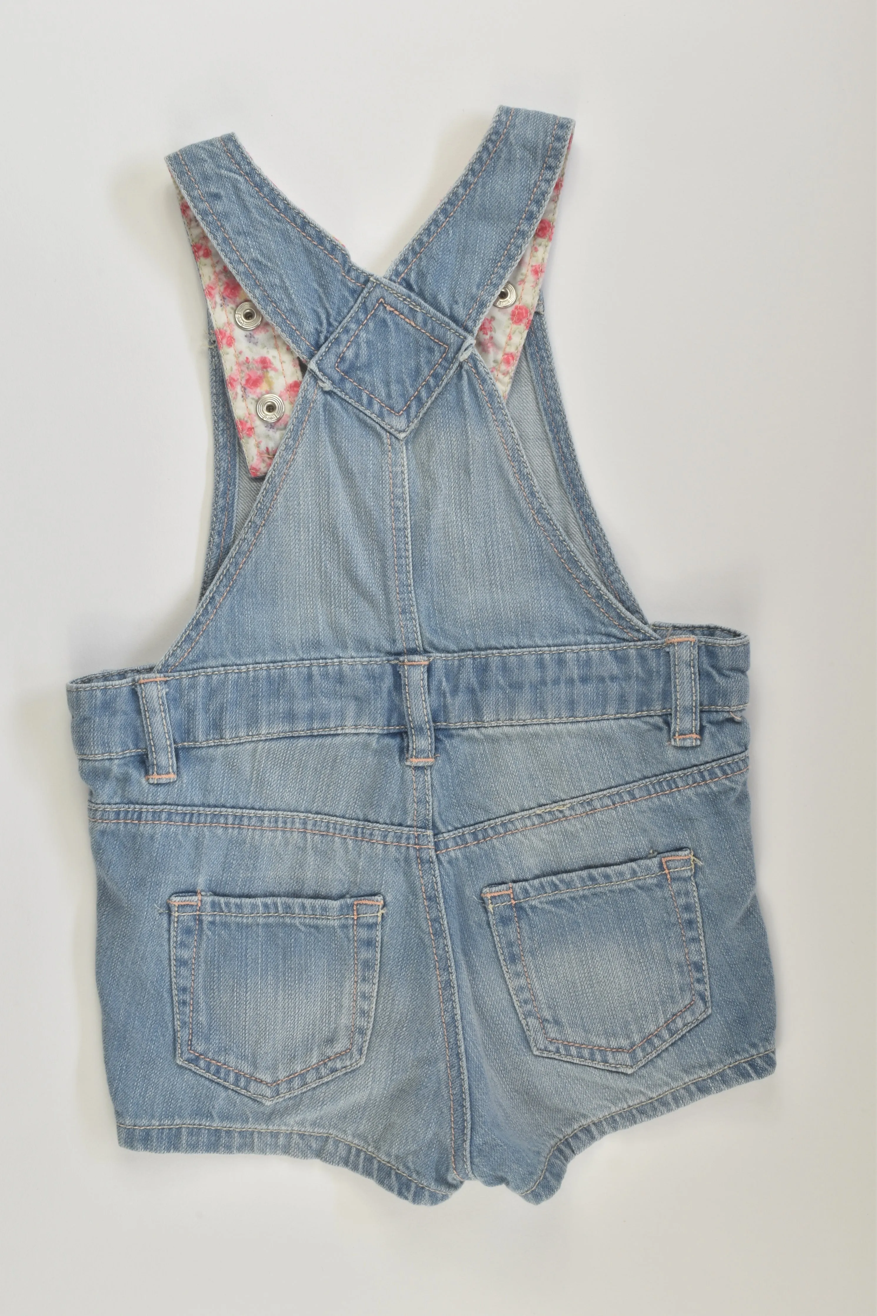 H&M Size 00 Short Denim Overalls