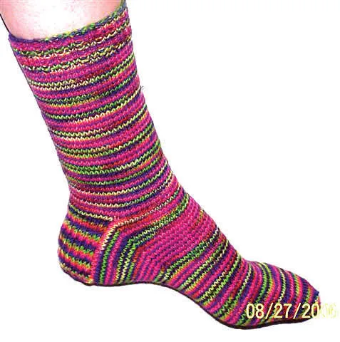 Hand Knit Sock Pattern - Basic Hand Knit Sock