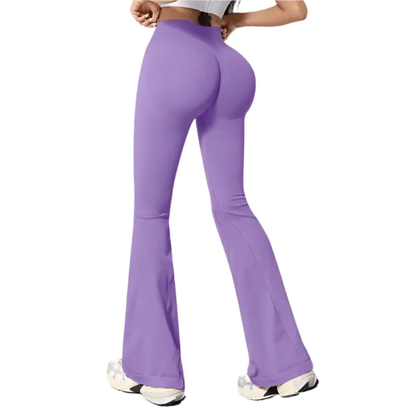 High-Waist Stretch Fitness Pants – Peach Butt Lifting Leggings