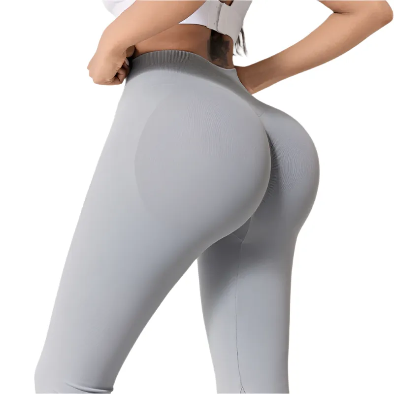 High-Waist Stretch Fitness Pants – Peach Butt Lifting Leggings