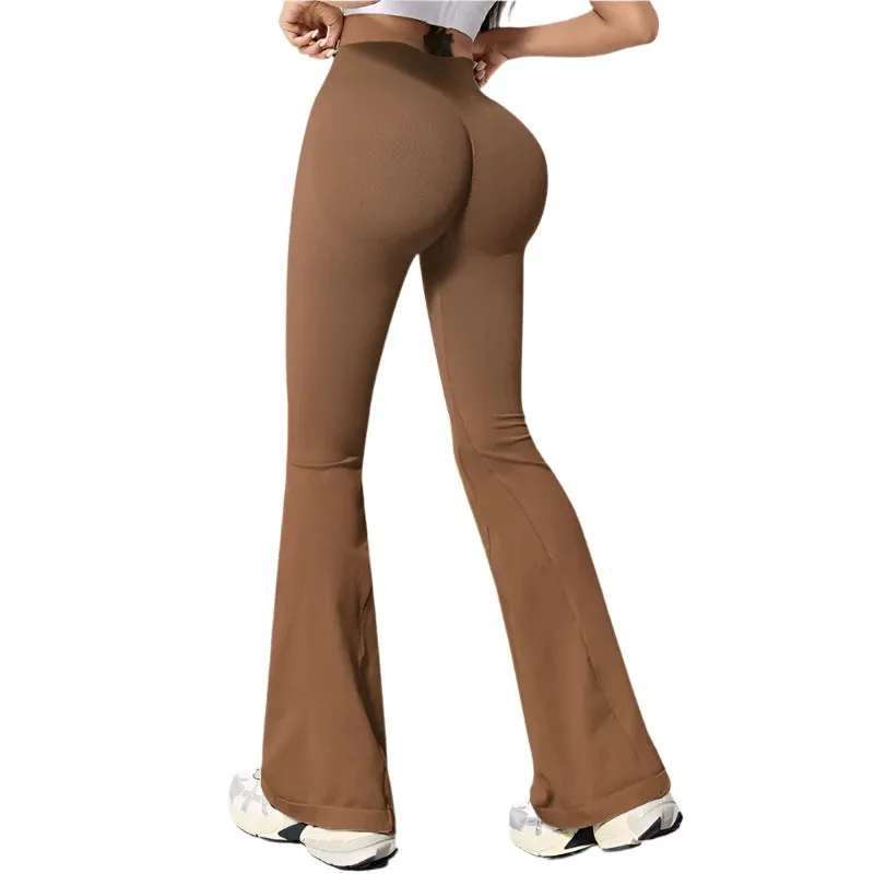 High-Waist Stretch Fitness Pants – Peach Butt Lifting Leggings