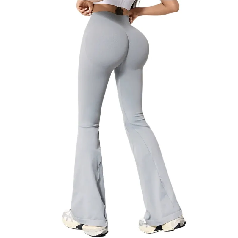 High-Waist Stretch Fitness Pants – Peach Butt Lifting Leggings