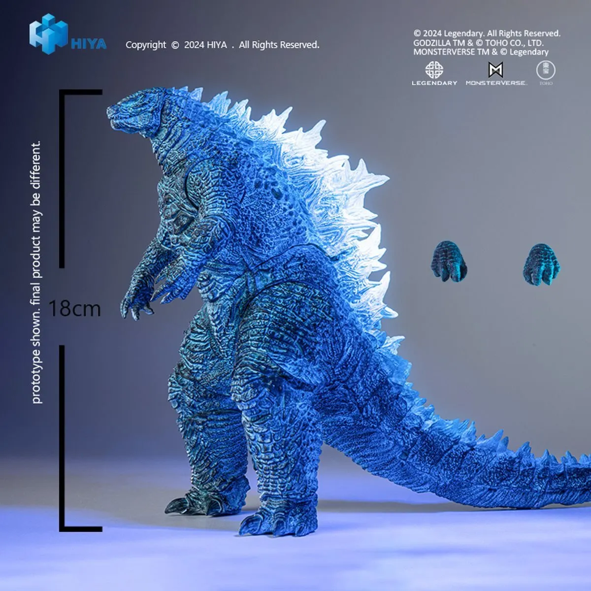 Hiya Toys Exquisite Basic Series Godzilla x Kong: The New Empire Energized Godzilla (Previews Exclusive)