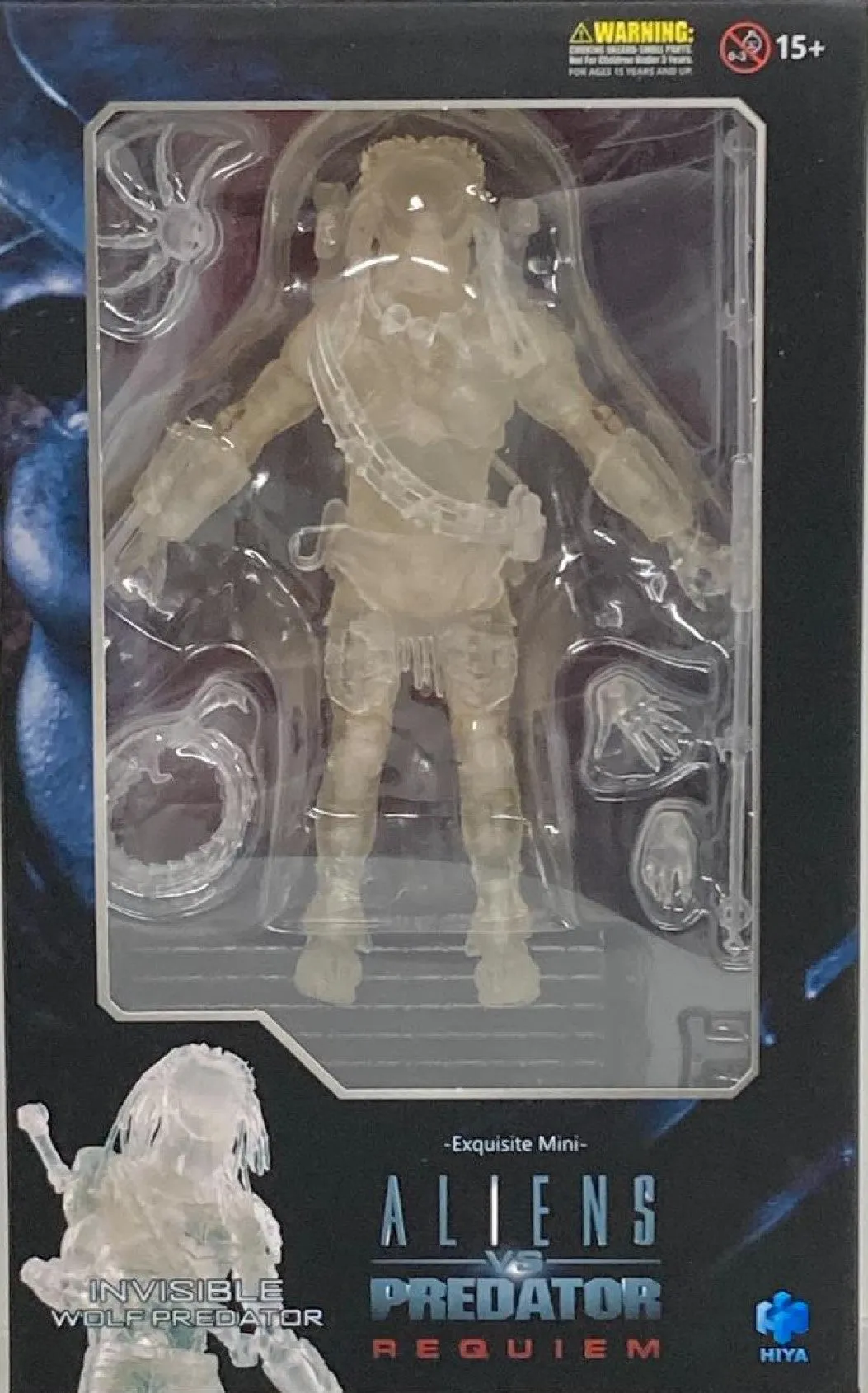 Hiya toys Exquisite Mini AVP Requiem Invisible Wolf Predator