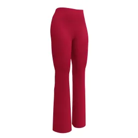 Humble Sportswear™ Women's Carmine Red Flare Leggings