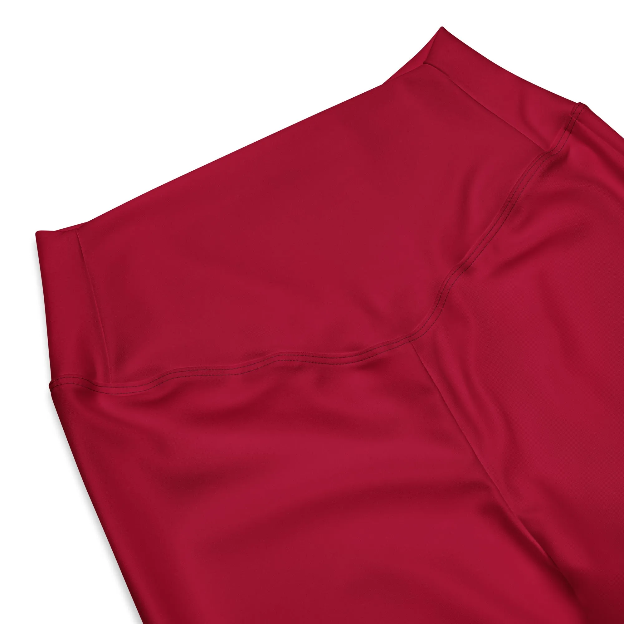 Humble Sportswear™ Women's Carmine Red Flare Leggings