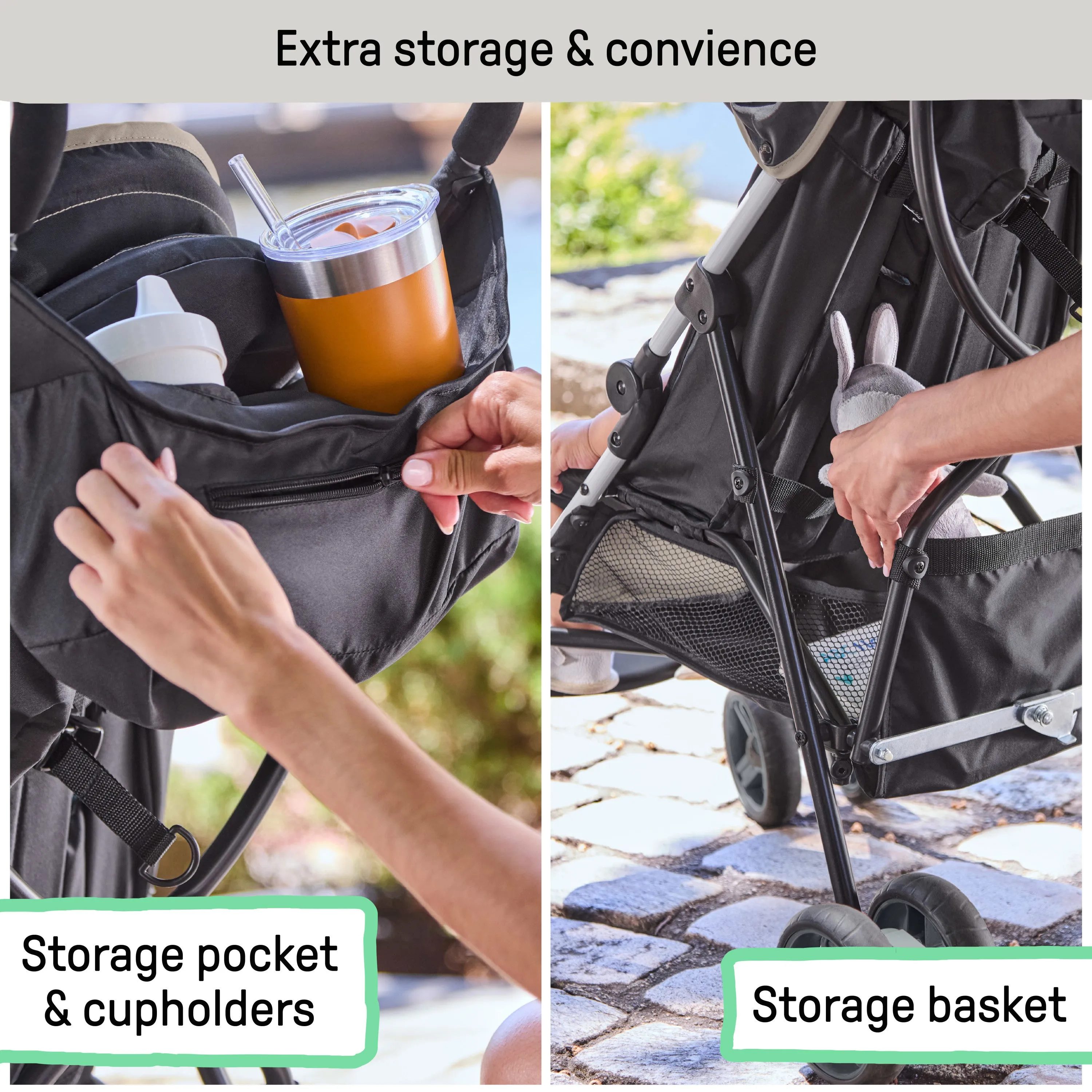 Ingenuity 3Dmini Convenience Stroller, Cashew