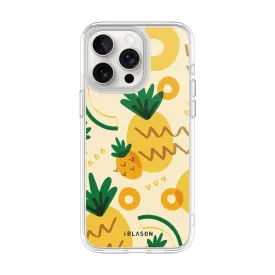 iPhone 14 Pro Max Halo MagSafe Cute Phone Case - Pineapple