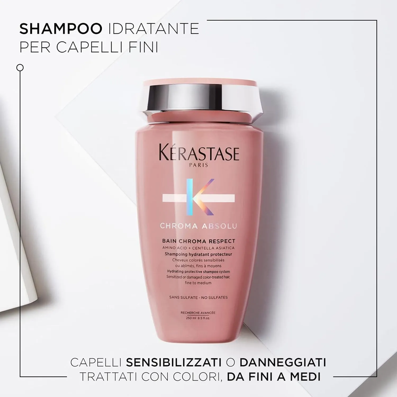 Kerastase Chroma Absolu Bain Chroma Respect Shampoo for Fine Hair (Sulphate-Free) 250ml