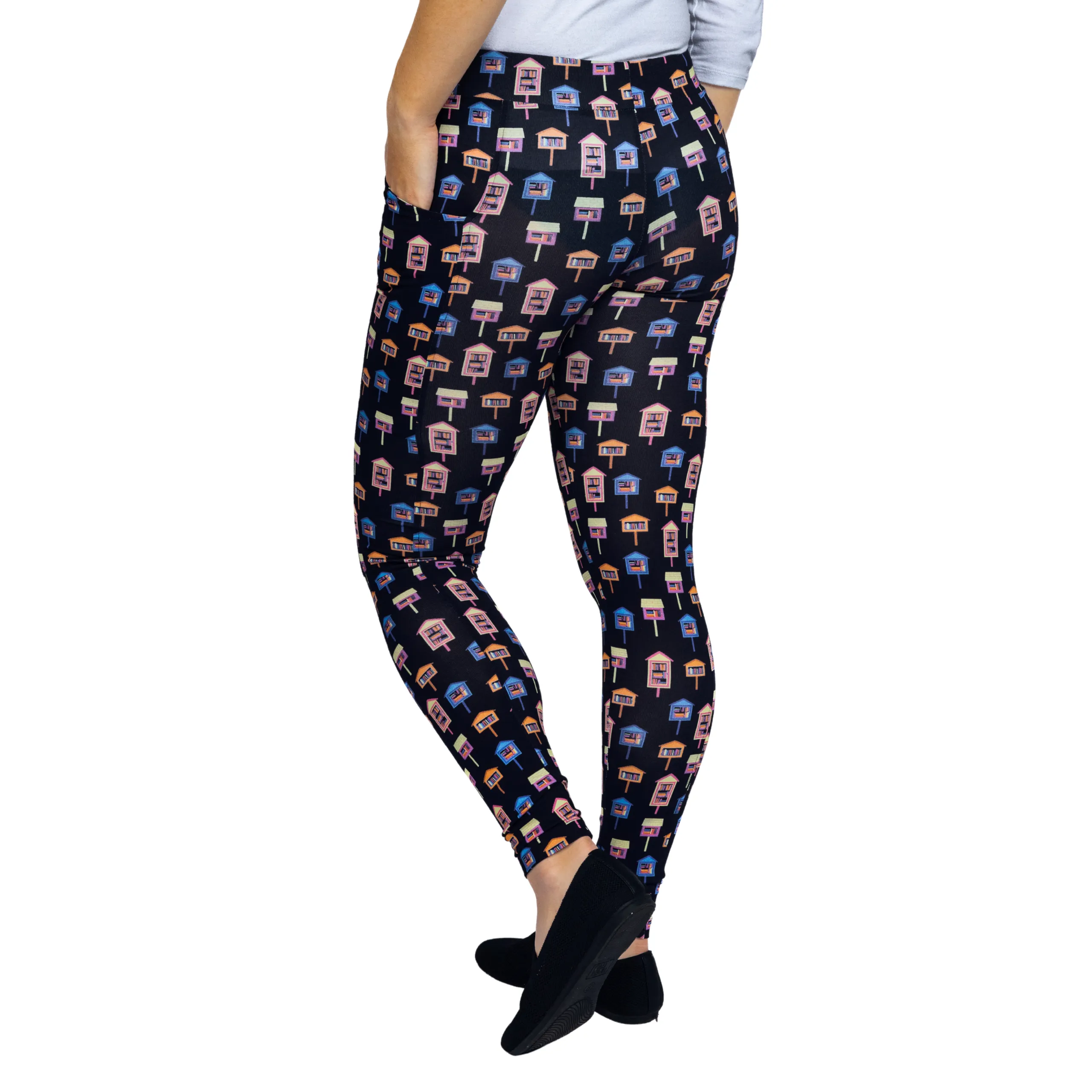 Little Libraries Adults Leggings with Pockets [FINAL SALE]