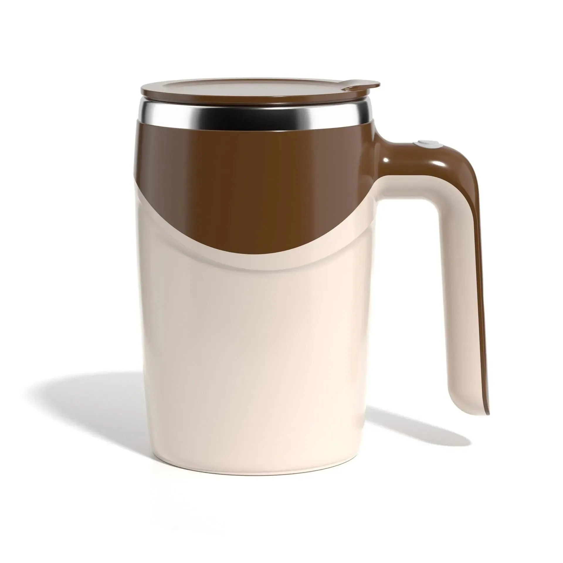 Magnetic Auto-Stir Coffee Cup for Effortless Mixing