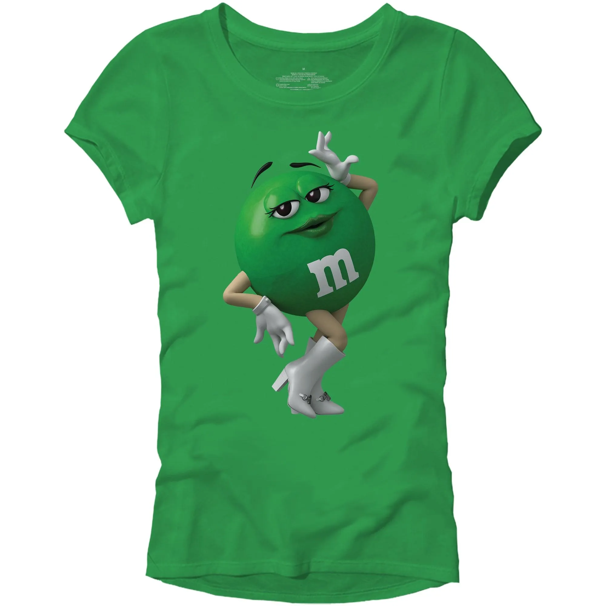 M&M's Candy Character Face Juniors T-Shirt