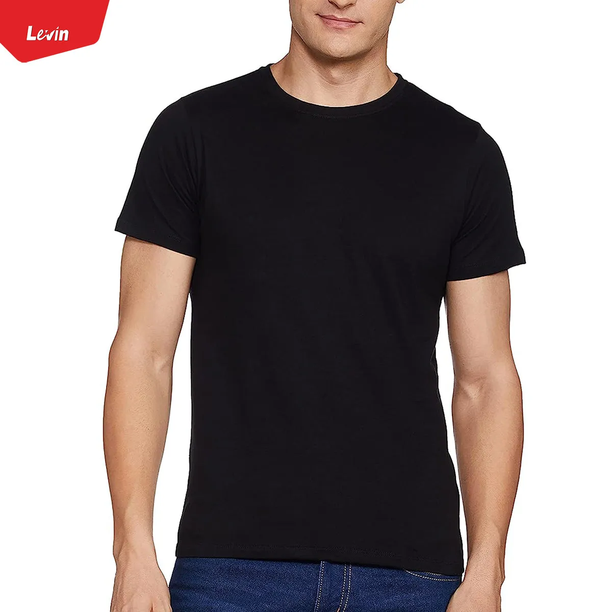 Men's Summer Friendly Casual Comfortable Cotton Crew neck T-shirt