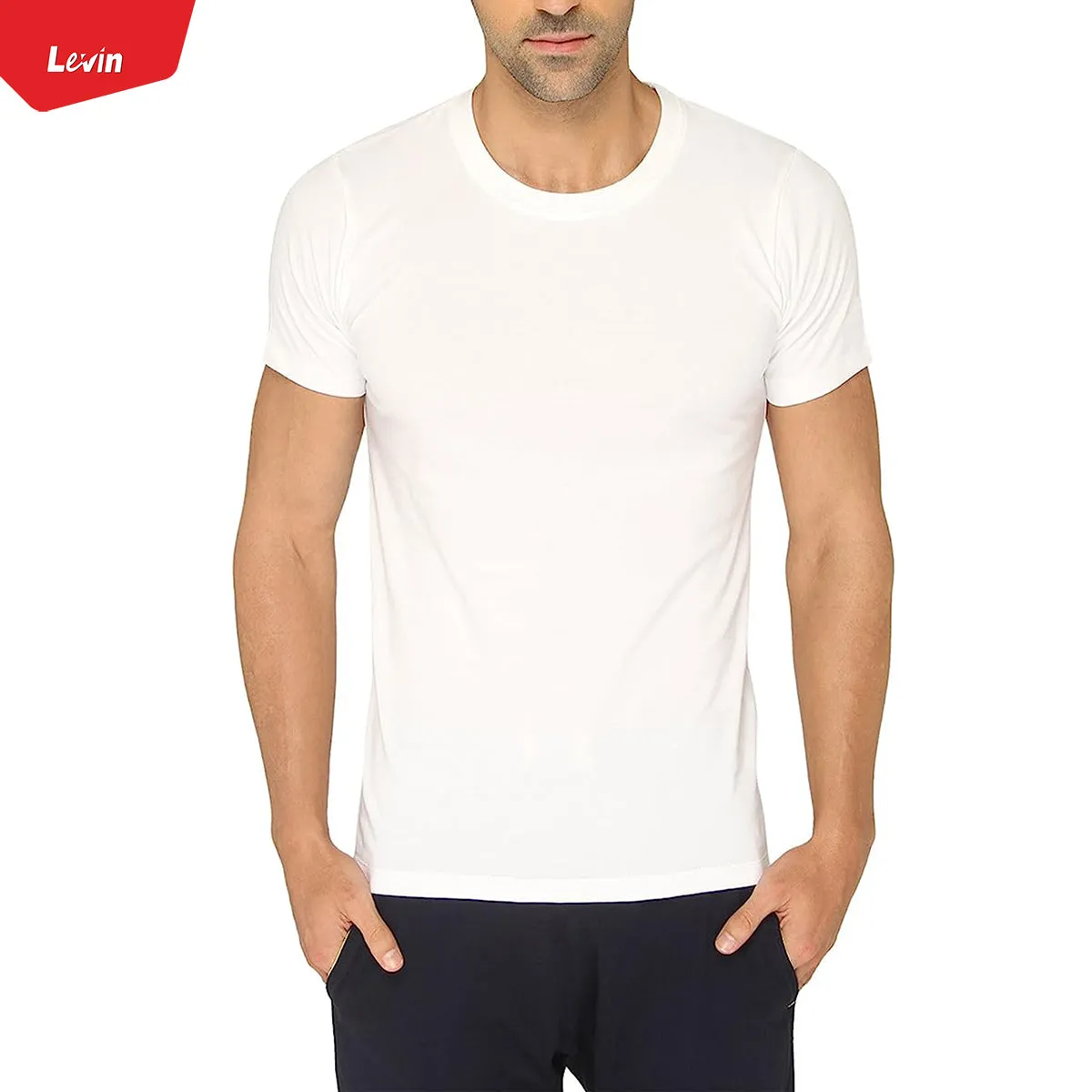 Men's Summer Friendly Casual Comfortable Cotton Crew neck T-shirt