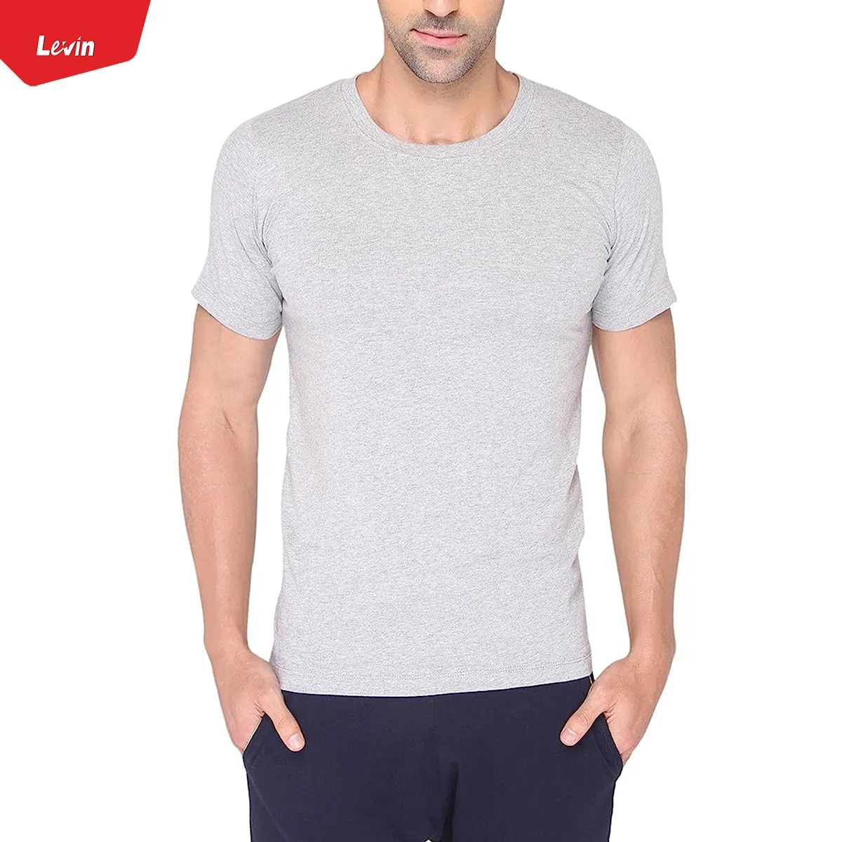 Men's Summer Friendly Casual Comfortable Cotton Crew neck T-shirt