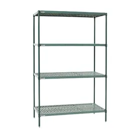 Metro EZPR1848NK3-4 Super Electra Pro Mobile Convenience Pak, 4-Tier, 18" x 48"