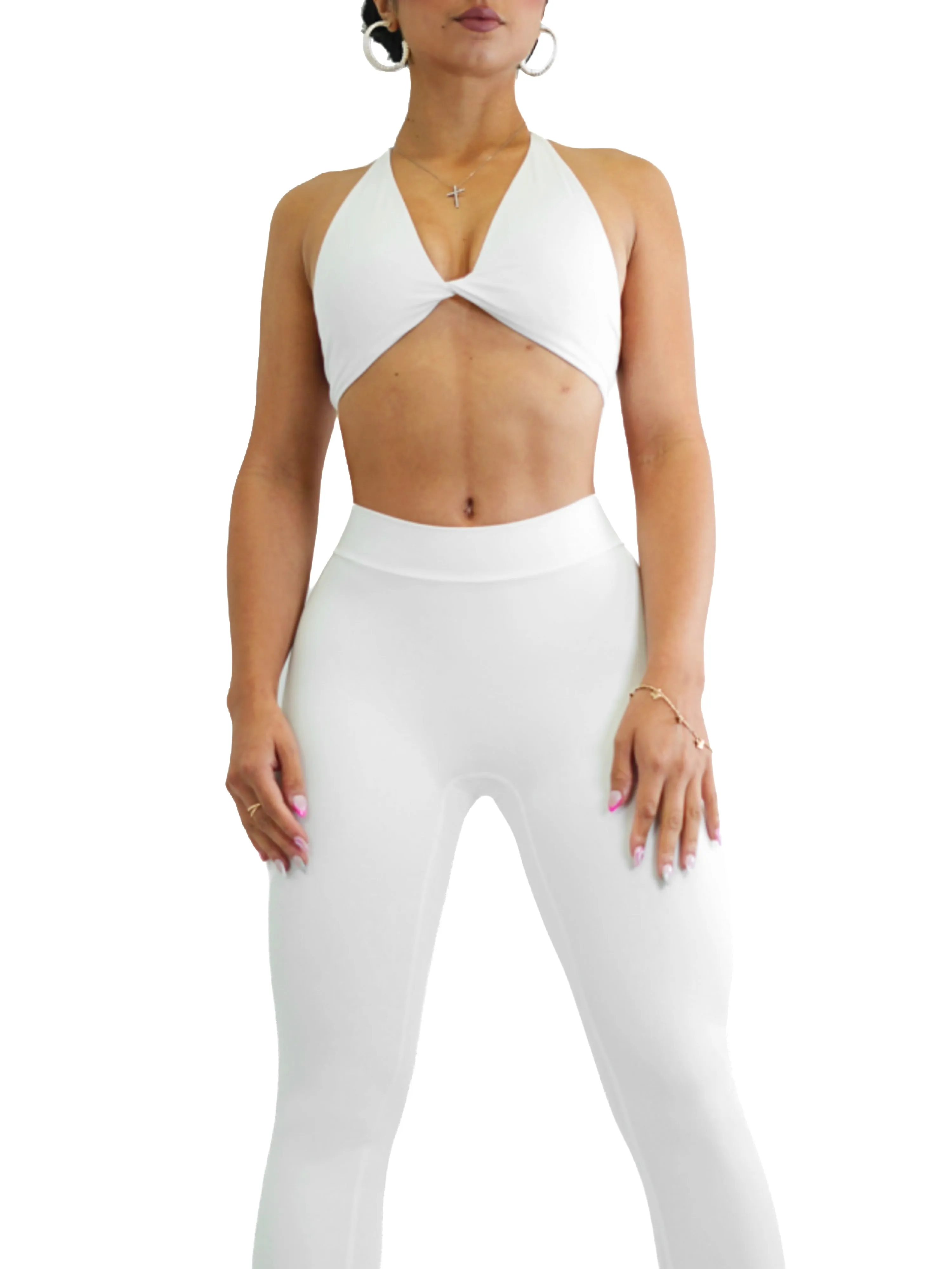 Miami Sports Bra (White)