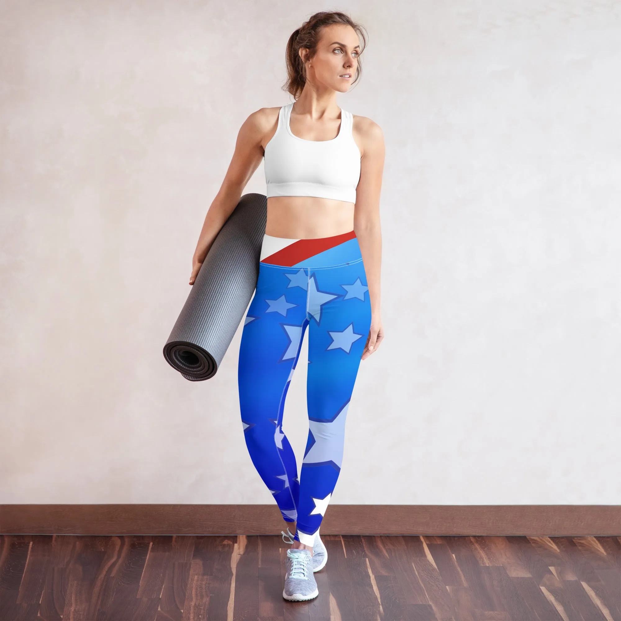 Patriot Yoga Leggings lioness-love