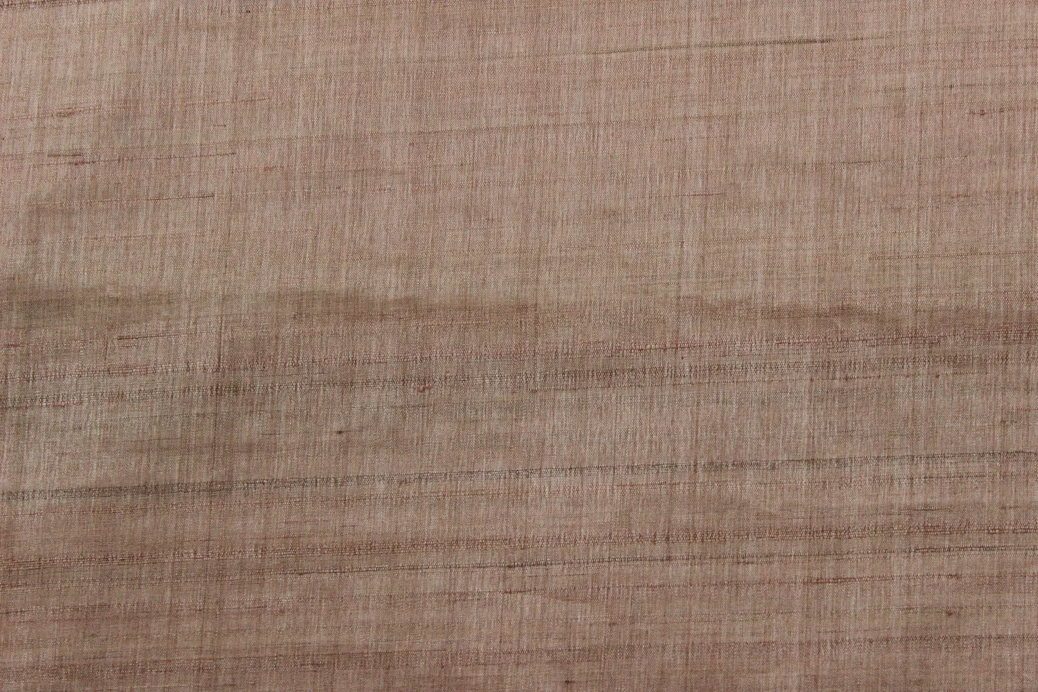 Peach Tussar Silk Fabric