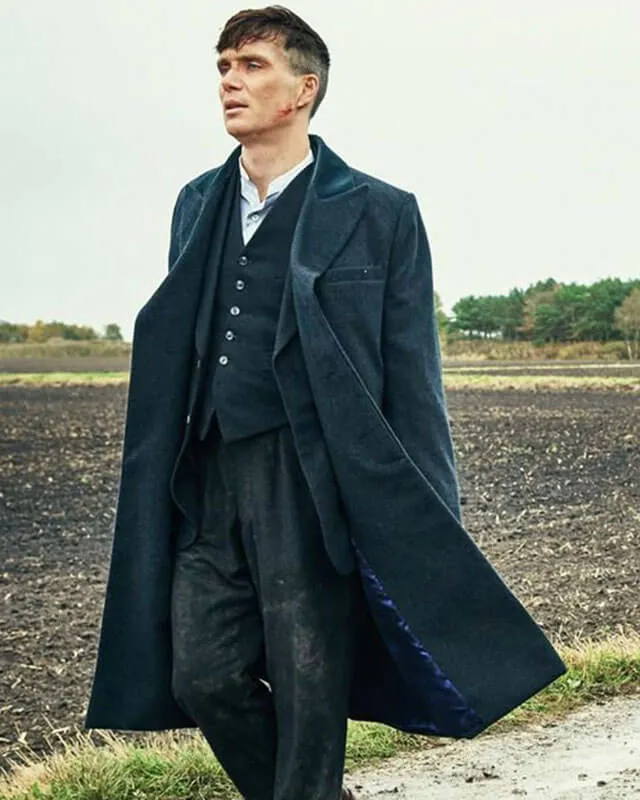 Peaky Blinders Tommy Shelby Blue Coat