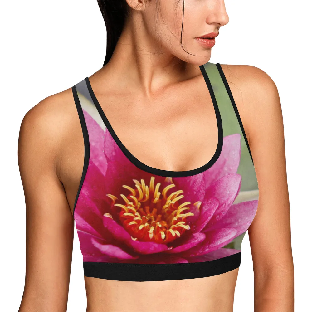 Pink Waterlily Sports Top up to 3 XL