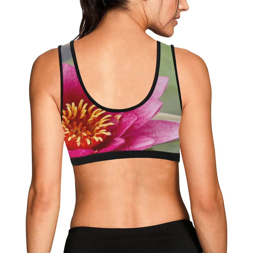 Pink Waterlily Sports Top up to 3 XL