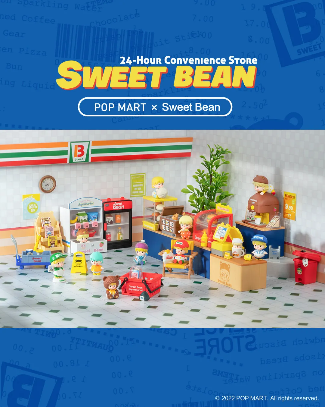 POP MART Sweet Bean 24-Hour Convenience Store Series Prop