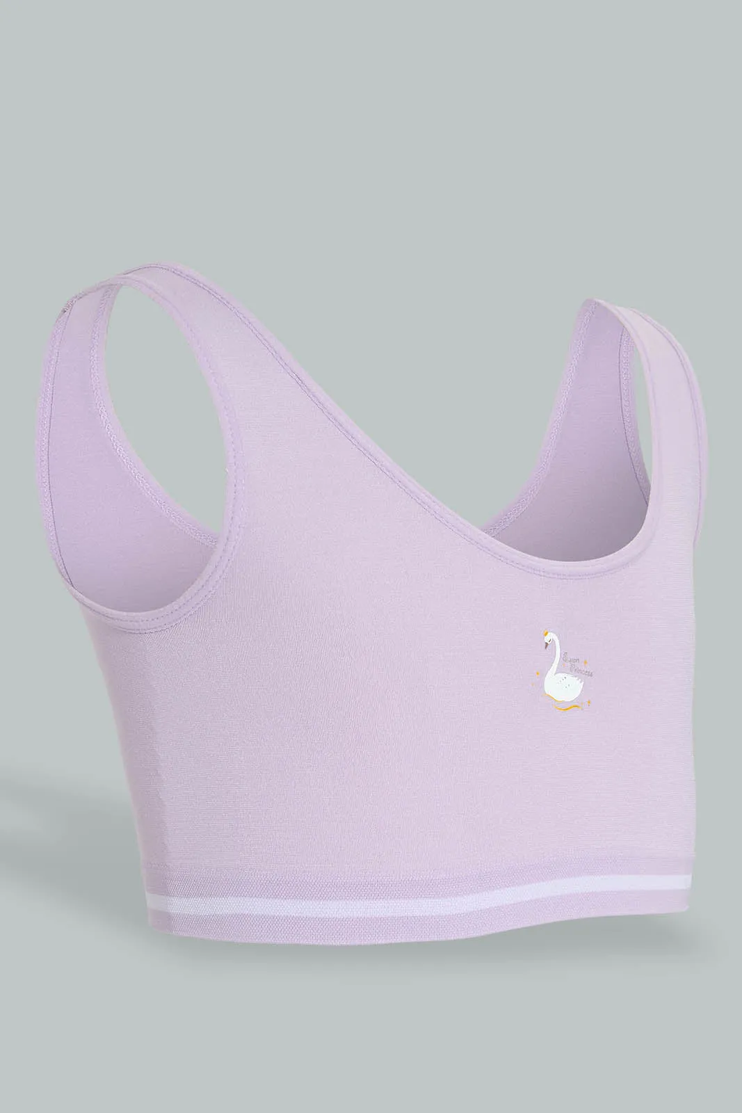 Purple And Grey Sports Bra (Pack of 2)