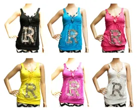 "R" for Romance Initial Fashion Blouses