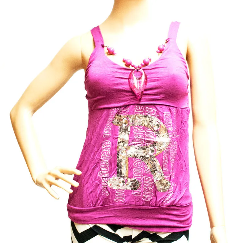 "R" for Romance Initial Fashion Blouses