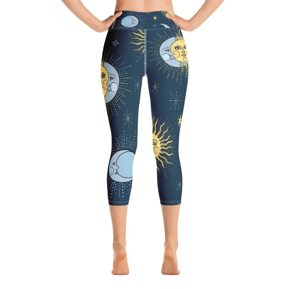 "Sonya My Beautiful Cat" Collection - Yoga Capri Leggings