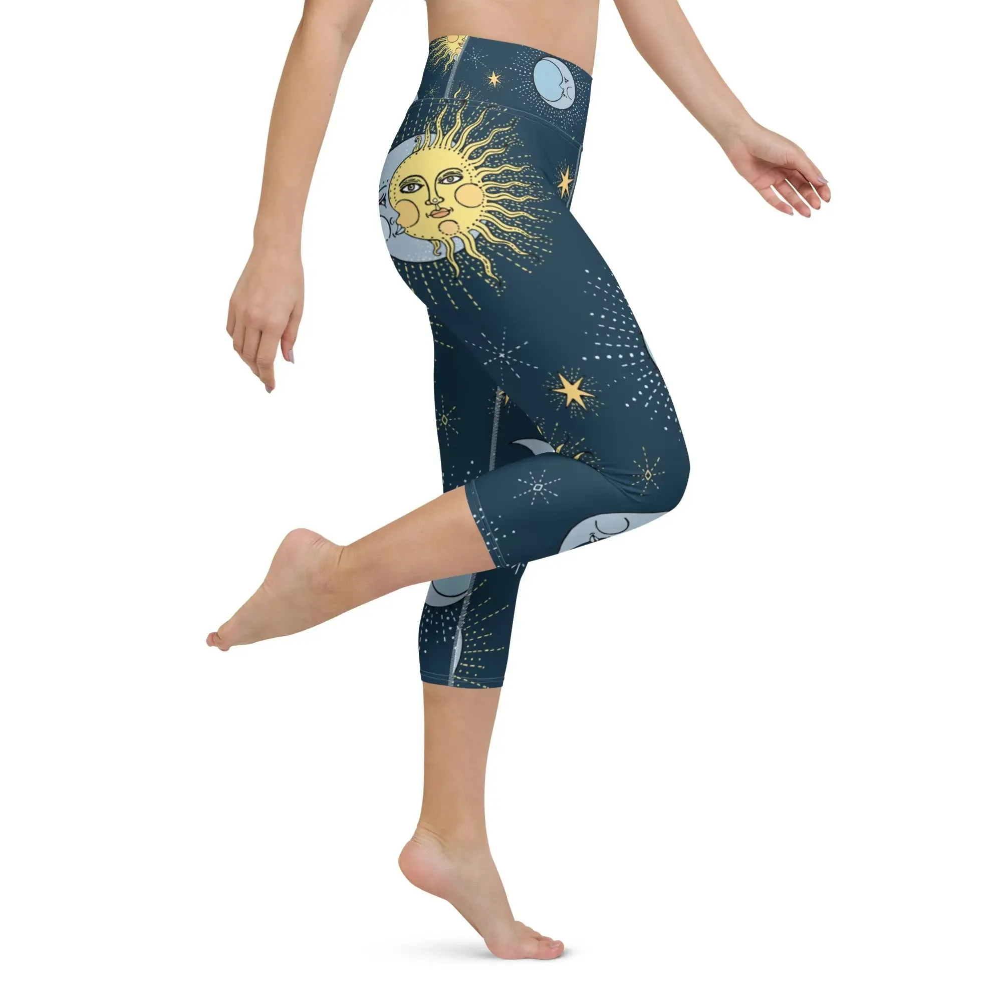 "Sonya My Beautiful Cat" Collection - Yoga Capri Leggings