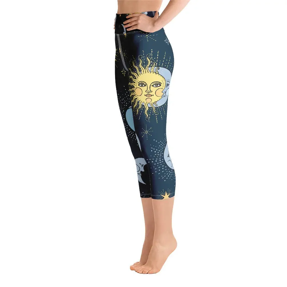 "Sonya My Beautiful Cat" Collection - Yoga Capri Leggings