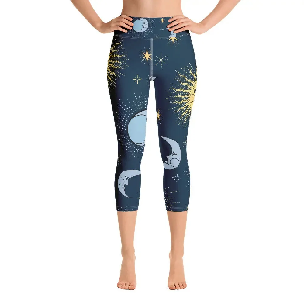 "Sonya My Beautiful Cat" Collection - Yoga Capri Leggings