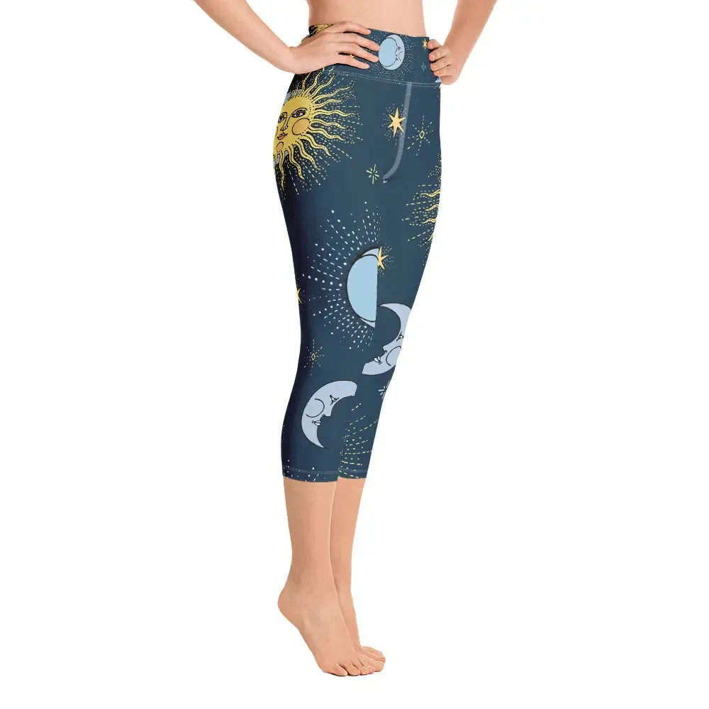 "Sonya My Beautiful Cat" Collection - Yoga Capri Leggings