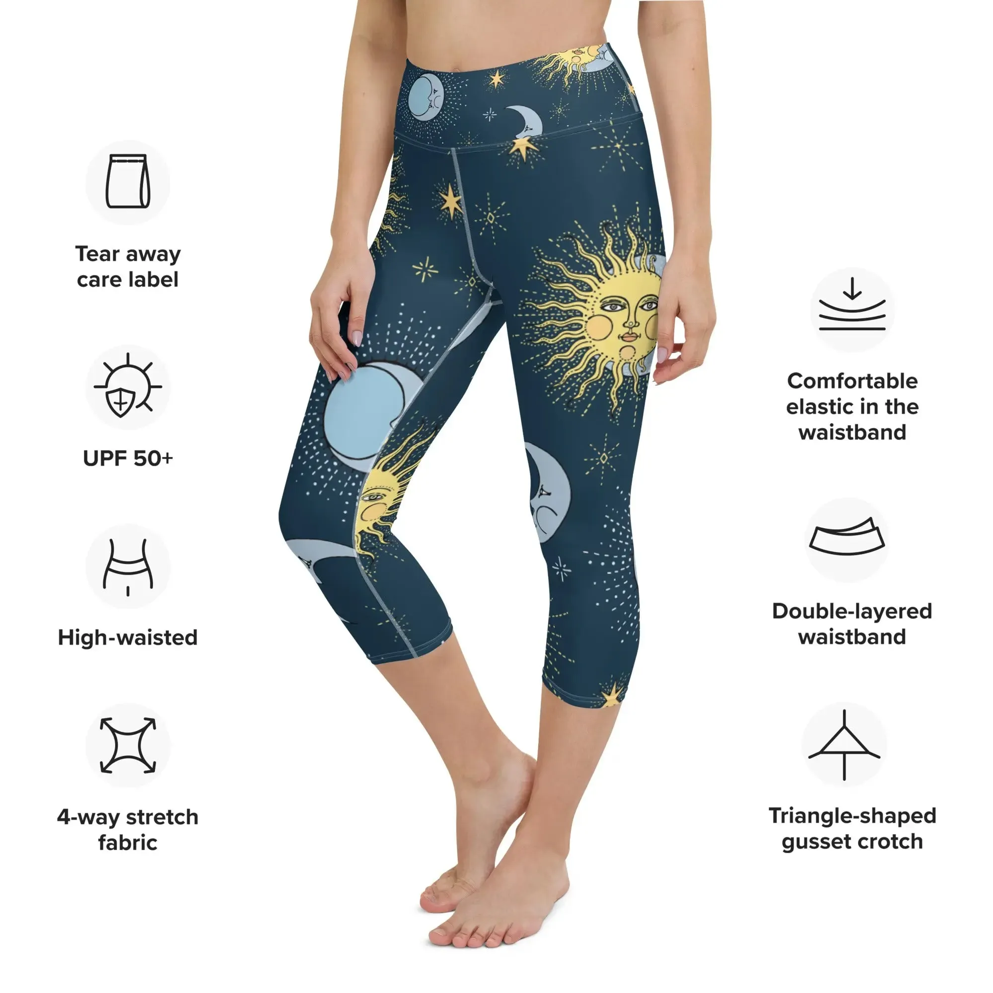 "Sonya My Beautiful Cat" Collection - Yoga Capri Leggings