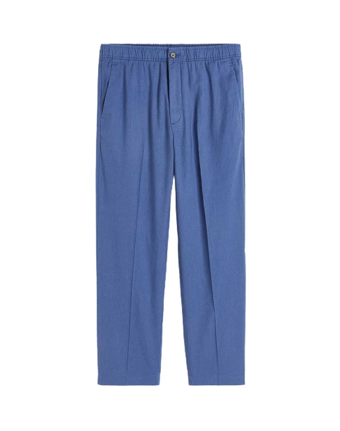 Regular Fit Linen-blend Pants