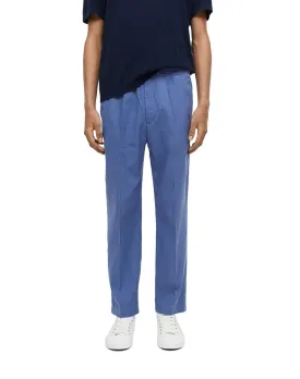 Regular Fit Linen-blend Pants