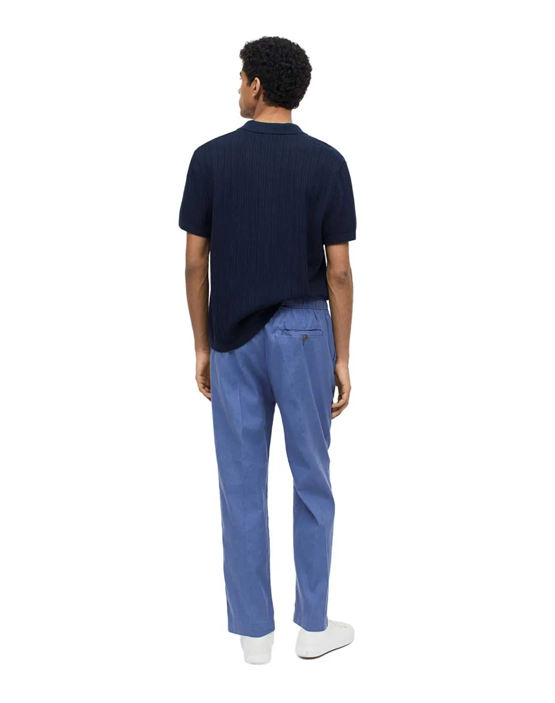 Regular Fit Linen-blend Pants