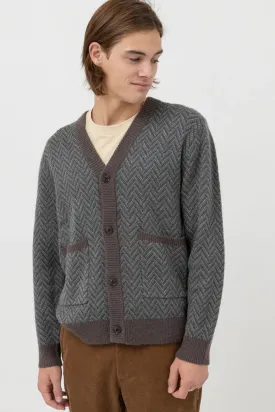 Rhythm Mohair Herringbone Cardigan