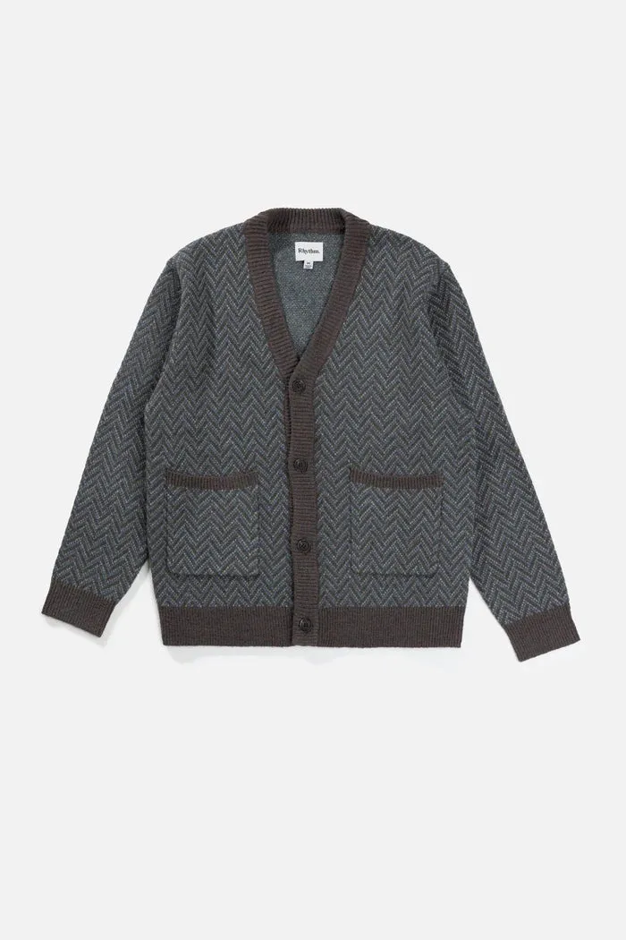 Rhythm Mohair Herringbone Cardigan