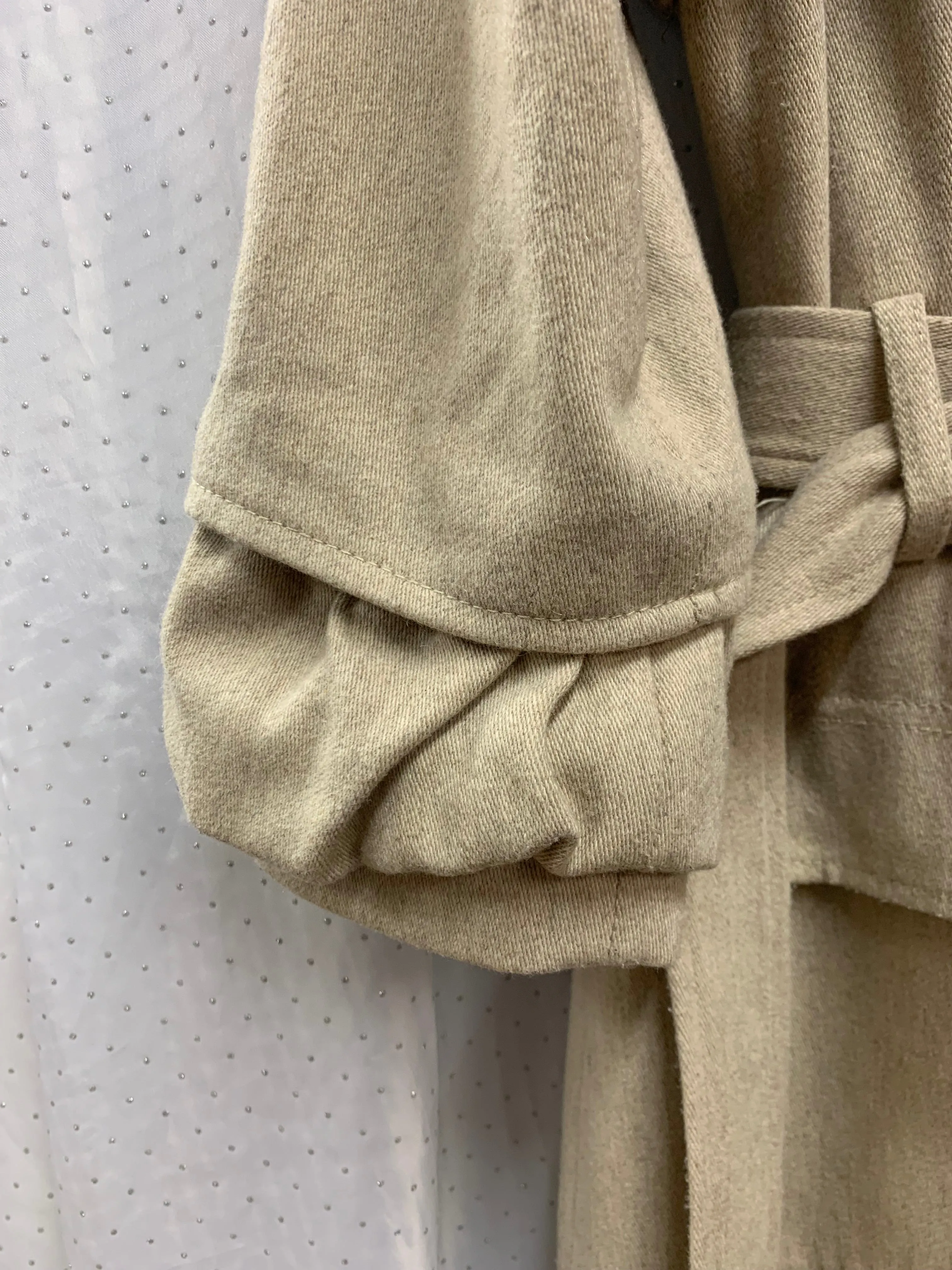 River Island Beige Size 12 Trench Style Coat