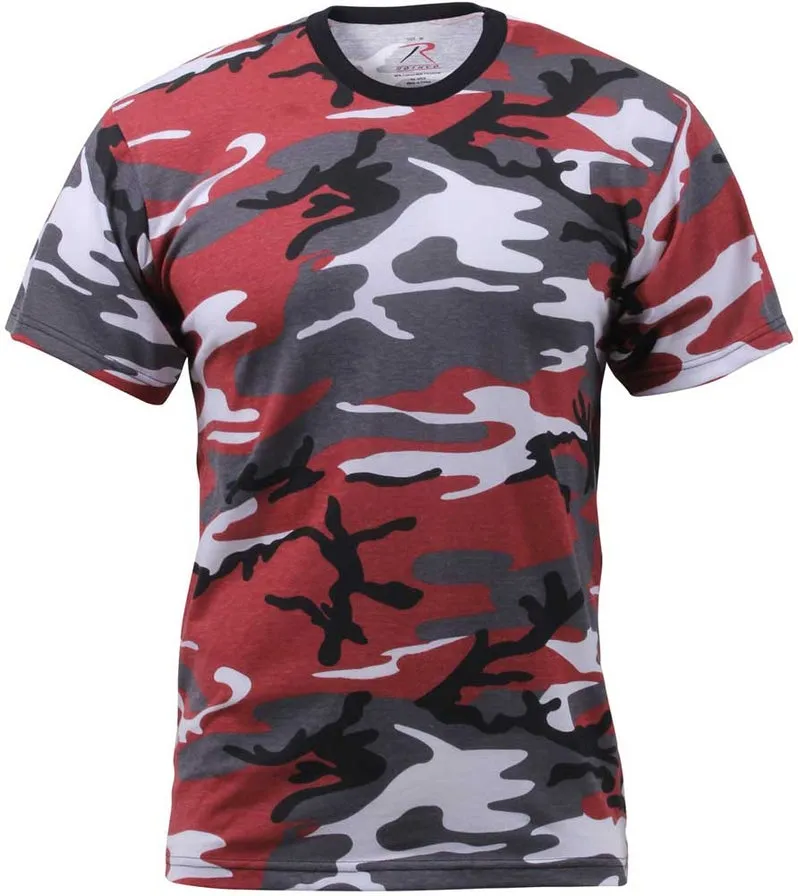 Rothco Colored Camo Short Sleeve T-Shirt - 2XL