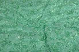 Sea Green Chinon Chiffon Fabric