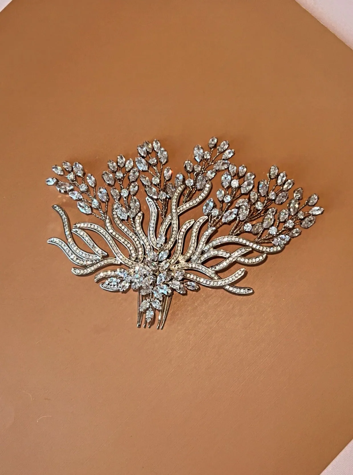 SERENA Swarovski Hair Comb, Wedding Headpiece