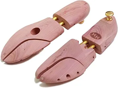 Shoe Trees for Men | H&H Twin Tube Cedar Shoe Trees for Men with Ventilation Hole