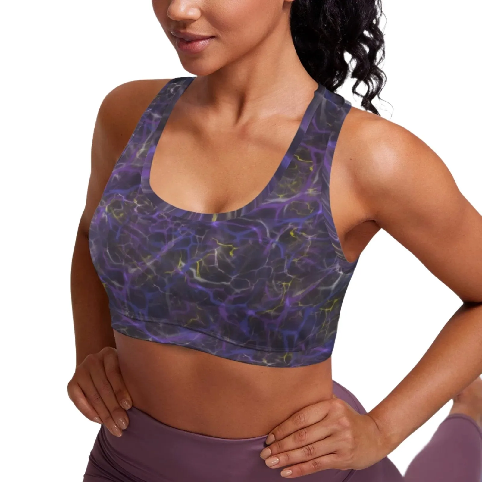 Stormy Purple Sports Top up to 5 XL (FWS)